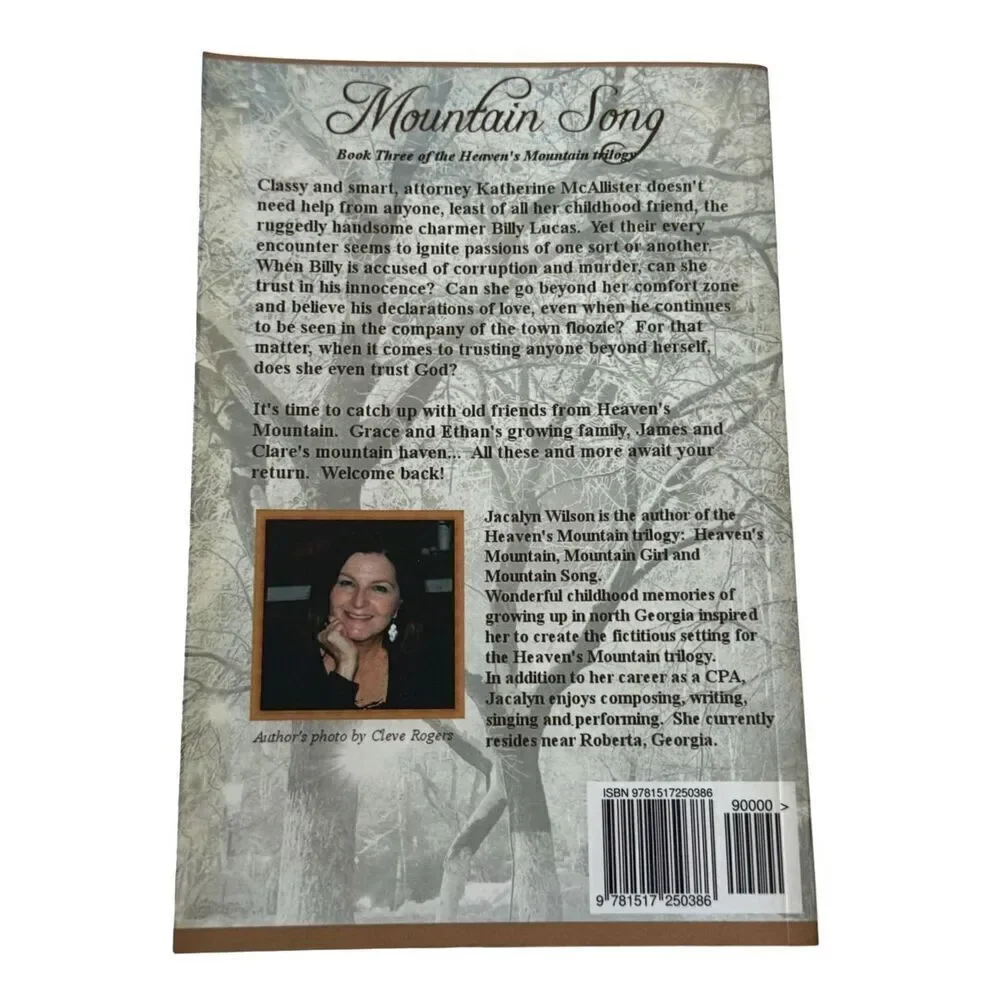MOUNTAIN SONG: THE THIRD BOOK OF THE HEAVEN'S MOUNTAIN By Jacalyn Wilson -Signed